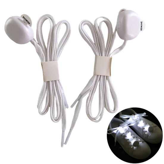 1 Pair Luminous Shoelaces High Brightness Cool Lightweight LED Sport Shoe Glowing Laces for Dancing