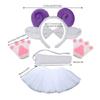 Kids Animal Costume Sheep Ears Headbands Bowtie,Tail,Tutus Glove 1/3/4/5pcs