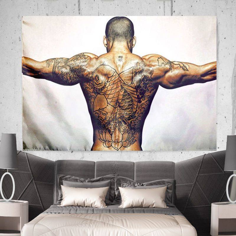 VIKAMA Japanesestyle Ukiyoe Tapestry Wall Hanging for Bedrooms and Living Rooms JapaneseStyle Store Bar Counter Decoration
