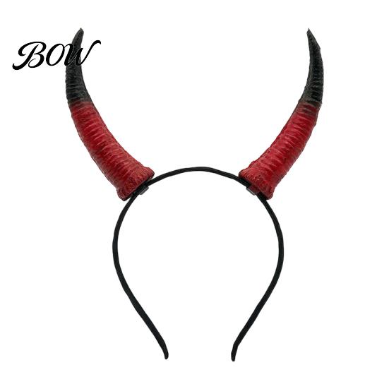 Dark Aesthetic Demon Horns Halloween Ram Horn Headband, Detachable Devil Headpiece for Unique Hair Carnival Party, Festival Cosplay Accessory,