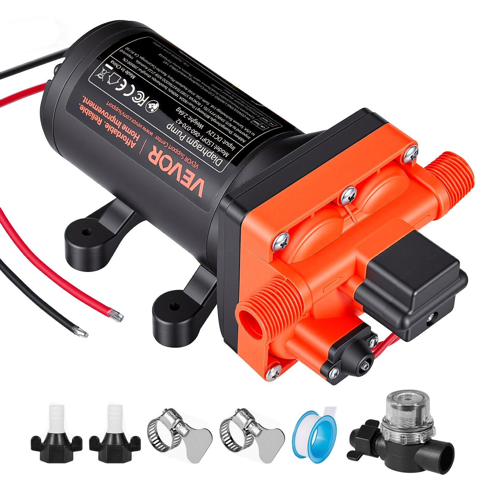 VEVOR RV Water Pump, 12V DC