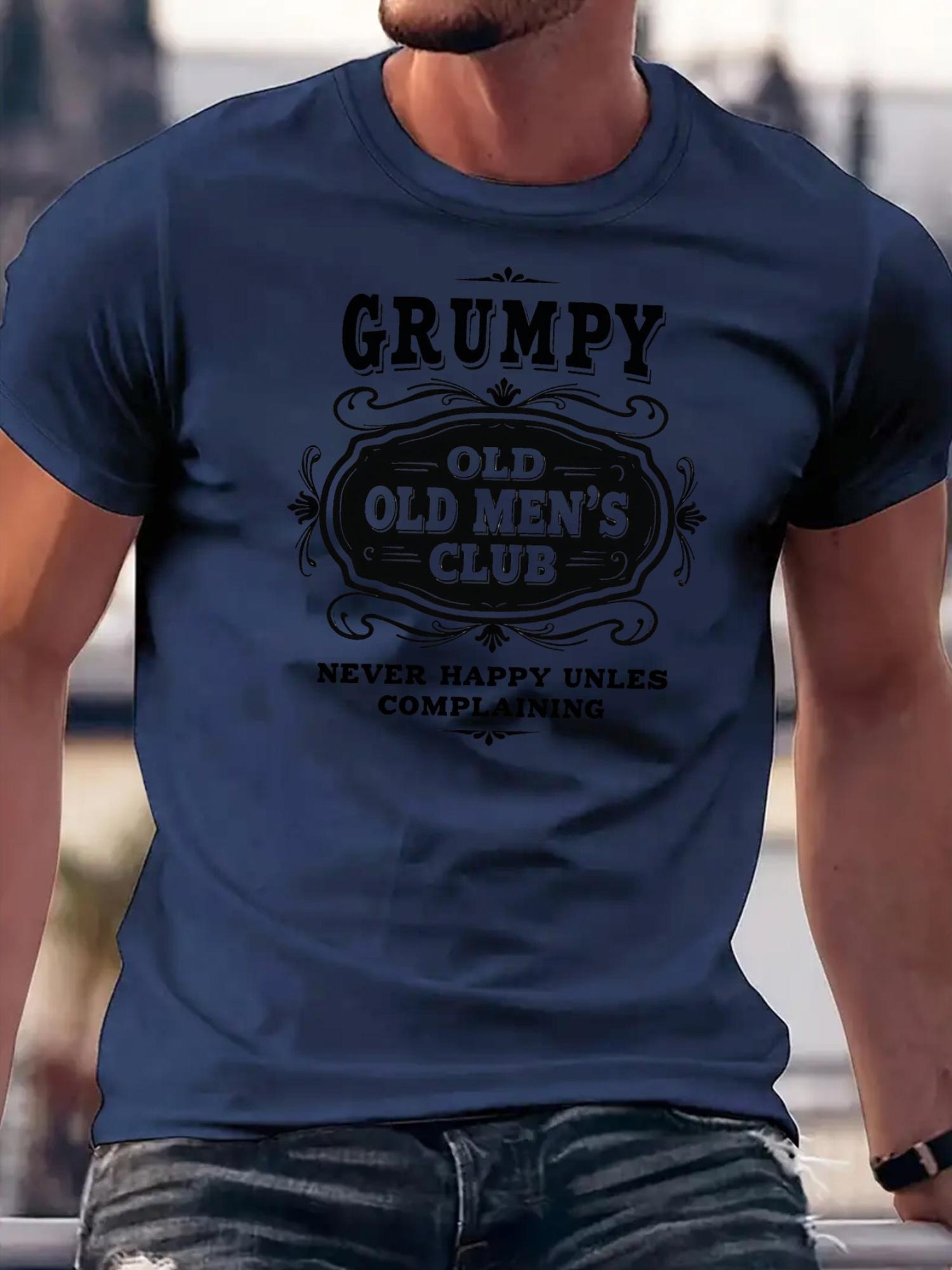Grumpy Old Club Graphic T-shirt - Cotton Blend M
