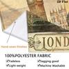 Vintage London Playing Cards Pattern Home Decor Tapestry, Wall Hanging, Decorative RV Wall Cloth.MGT0918503