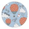 Children Cartoon Round Carpet Animal Puzzle Game Baby Crawl Mat Playful Soft Rug Room Decor