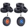 1.0 Inch Sticky Soft RC Crawler Tires  for 1/24 1/18 Scale High Clearance Upgrade Fits Axial SCX24 FMS FCX24 FCX18 Traxxas TRX4M