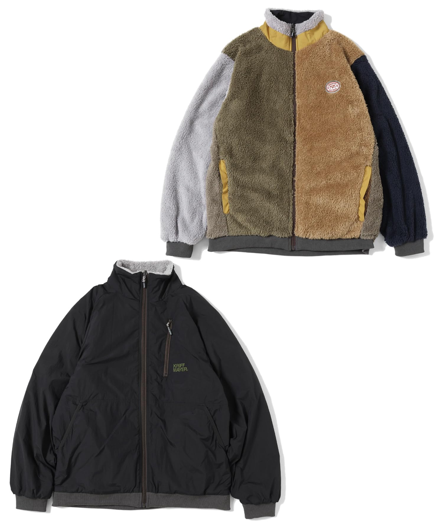 

Куртка-трансформер двусторонняя черная [CLIFFEMAYER], 2-в-1 верхняя одежда, мужская, средний размер, чёрный