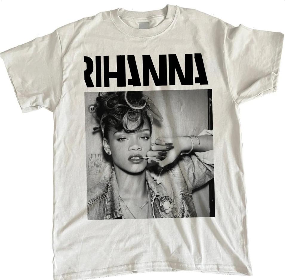 

Rihanna Badgal Vintage 90039;s Hip Hop Rap Tour Unisex T-shirt S-5XL Unisex T-Shirt XXL
