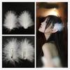 1/2 Pcs Fairy White Feather Hair Clip Headdress Wedding For Women Girls Daily Personality Sweet Feather Barrettes Hair Acce