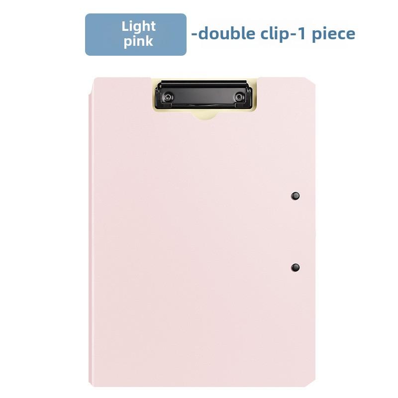 NEW A4 File Folder Clipboard Writing Pad Memo Clip Board Double Clips Organizer School Office Stationary Office file folder