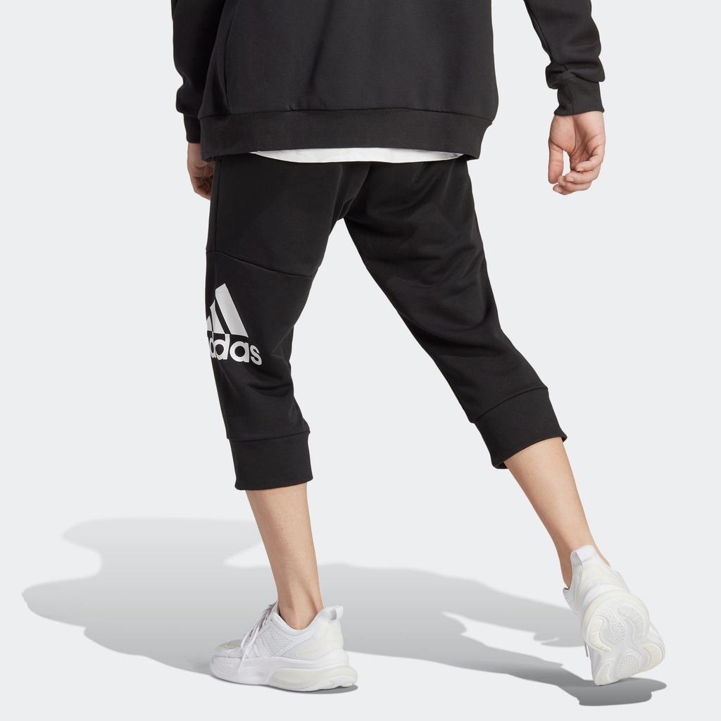 Adidas ESSENTIALS Big Logo 3/4 Pants Casual Pants Men's Black HA4350