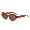 Fashionable Classy And Oval Frame Sunglasses Men Women Retro Chic Uv Protection