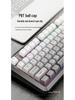 Free Wolf M75 Bluetooth Dual-Mode Mechanical Keyboard with PBT Gradient Keycaps and Display