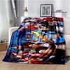 3D Game KING OF FIGHT Cartoon Printed Blanket Warm Flannel Blankets Soft and Comfortable Blanket Bed Linings Birthday Gift