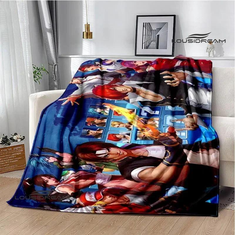 3D Game KING OF FIGHT Cartoon Printed Blanket Warm Flannel Blankets Soft and Comfortable Blanket Bed Linings Birthday Gift