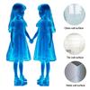 Halloween Wall Sticker Glow-in-the-Dark Creepy Twin Girl Sticker Self Adhesive