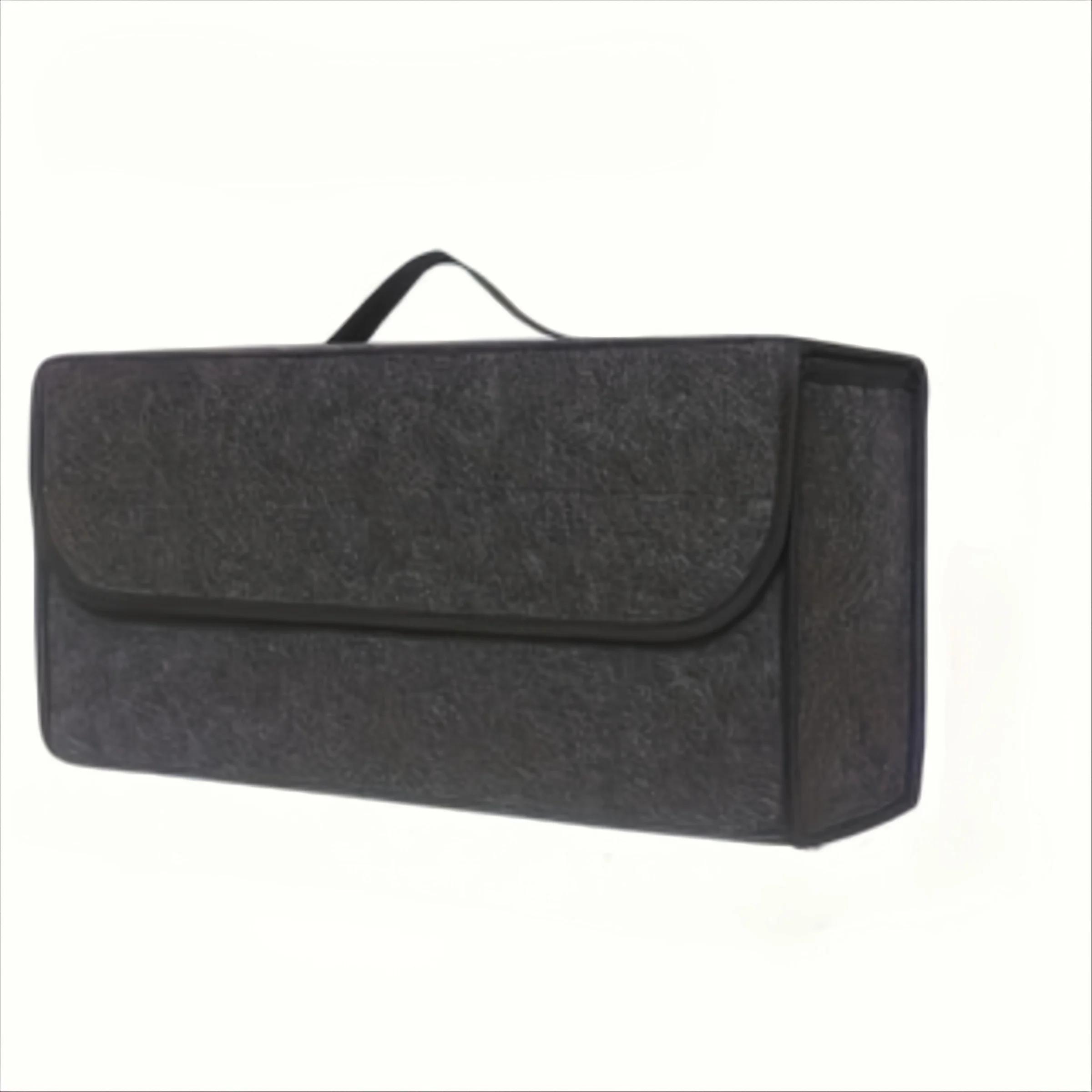 

Large Car Trunk Organizer - Storage Bag, Soft Felt Tool Box Auto Storage Accessories