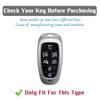 TPU Key Fob Case for Hyundai Sonata/Nexo DN8/Santa Fe TM/Tucson NX4/Staria/Ioniq 7 Buttons  Protective Car Key Cover Accessories