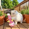 Bite-resistant Cat Tumbler Wobbler Toy Cartoon Self-Balancing Cat Toy  Teeth Cleaning