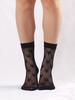 Calzini Sexy Neri a Rete per Caviglia da Donna – Stile Retro Harajuku, Sottili Estivi