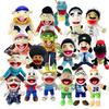 Jeffy Familie Handpop Huisdier Snot Feebee Schommelstoel Zombie Papa Mama Kok Prijs Politie Junior Joseph Cody Penolope Open Mond Muppet