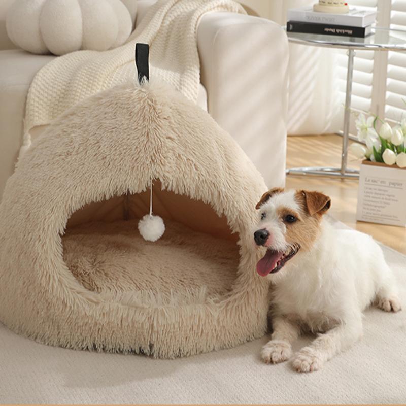 Winter Warm Dog Bed Soft Pet Sleeping Mat for Cats Small Medium Dogs Comfortable Dog Nest Cat Sleep Bed Dog Accessories