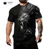 Vintage Tiger Graphic T-Shirt Men Summer Breathable Men's Top Trendy Men's Clothing Fashion Oversized Men's Short Sleeve Tee