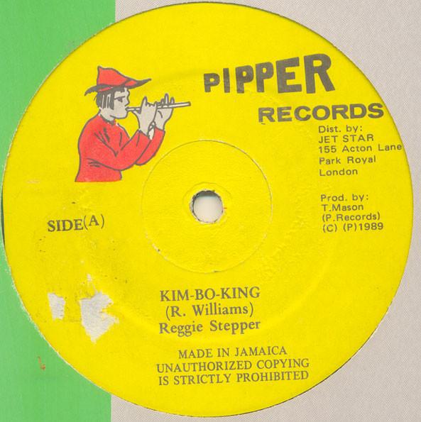 

12-дюймовая пластинка REGGIE STEPPER LAURA STAR KimBoKing Make It Real NONE Pipper Records Ямайка Регги Ска Даб Б/у