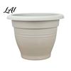 Outdoor Yard Plant Holders Round Flower Pot Lightweight Pot with Drainage Modern Herb Planters for Home Holes Planter Indoor And Plants UV Resistant