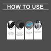 Black Leather Dye Kit for Scratches Sofa Seat Repair Restore Shine Color Care Black