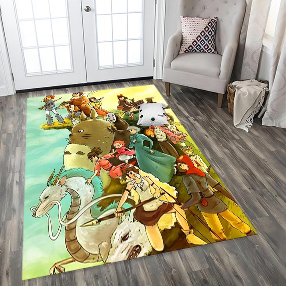 My Neighbor Totoro Fantasy for Living Room Rug, Bedroom, Study Room, Hallway Decoration, Perfect for Home Decoration or Holiday Gifts