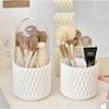 Rotating Makeup Brush Organizer Cosmetic Container