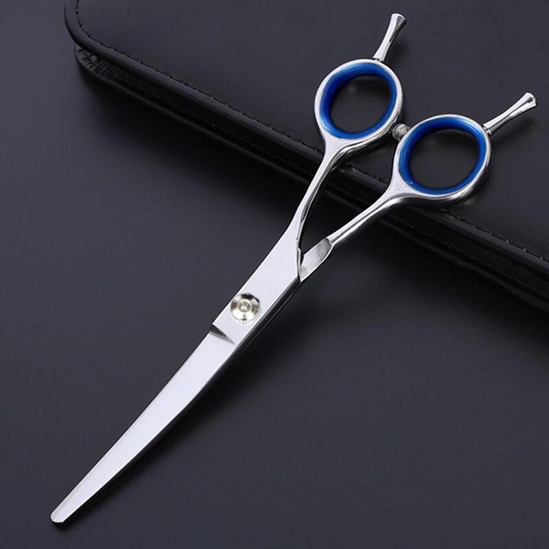 Professional Dual Curved Pet Grooming Scissors 7-inch