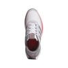 Adidas Golf S2G SL Leather Golf Shoes, Size 24, Men's, White/Grey Three/Lucid Red, Size 25.0 cm, 2E