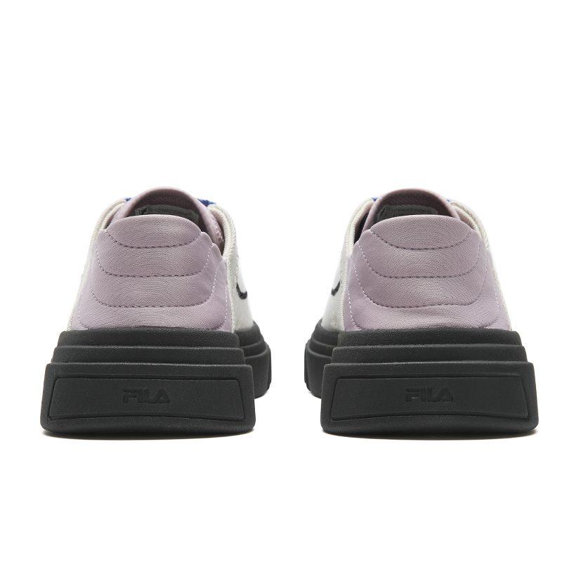 FILA MILANO Breathable Lightweight Low top Canvas Shoes Women's Streptopelia Yellow/Light Purple F12W622309FTL