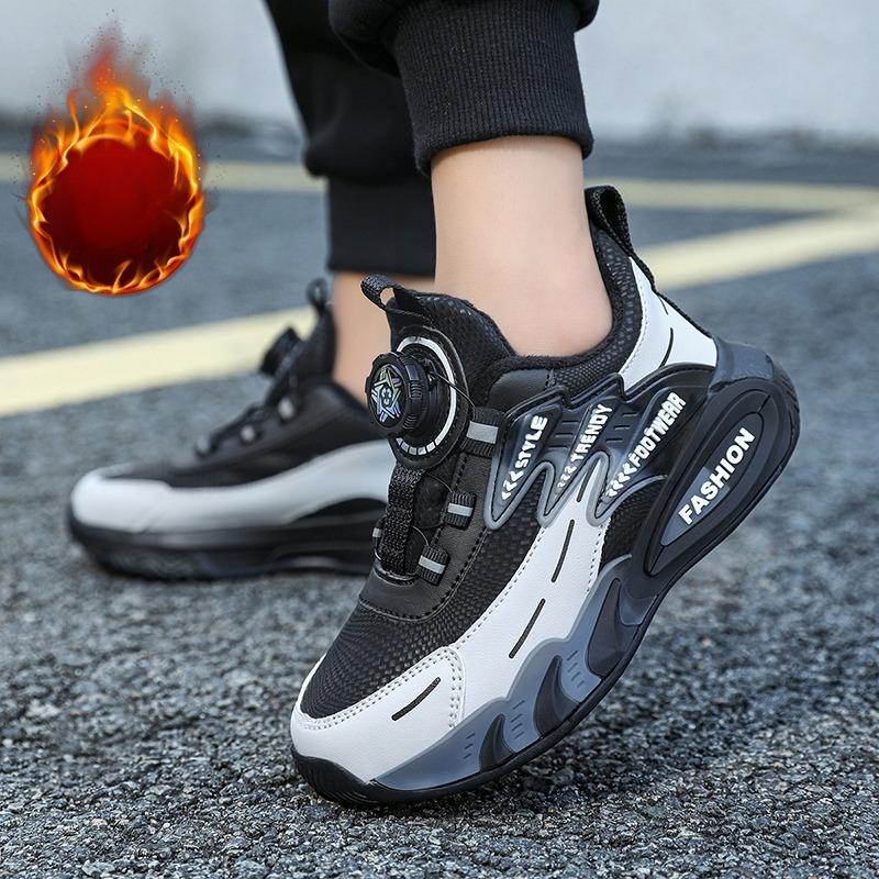 Winter Children's Cotton Shoes Sports Shoes Leather Shoes Casual Running Shoes