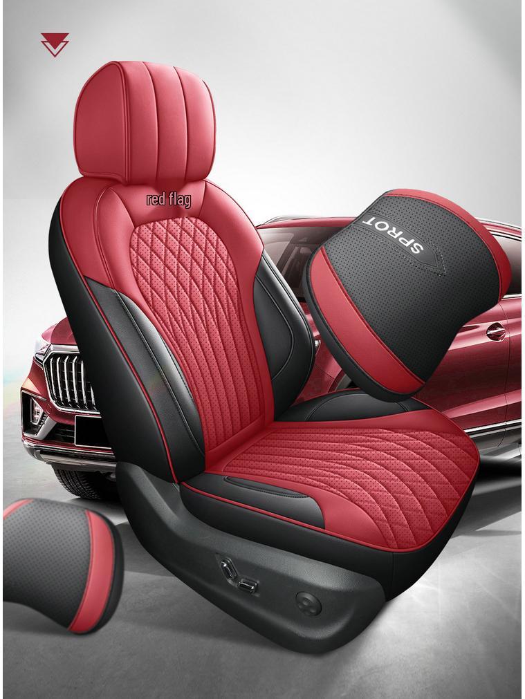 Custom All-Season Seat Cushion for Hongqi HS5 - Full Surround, Five-Seater Interior Cover