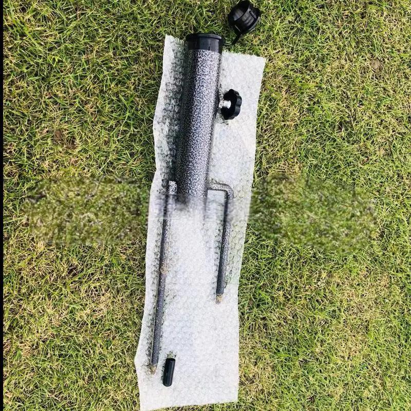 Beach Umbrella Stand Outdoor Umbrella Ground Plug Adjustable Beach Umbrella Base Durable 2-legged Spike Canopy Ground Plug
