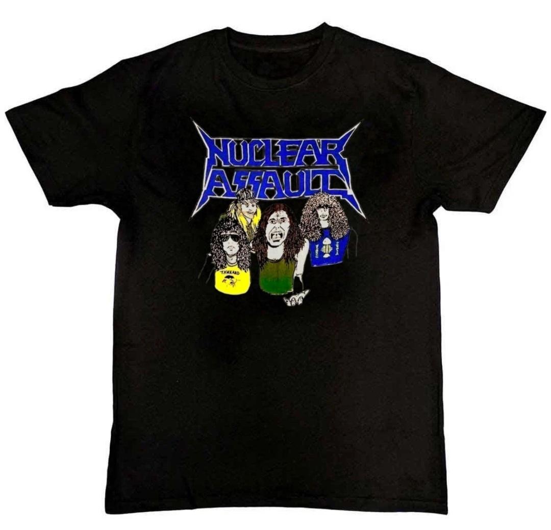 Retro Nuclear Assault Concert Graphic PrintMens T-Shirt M