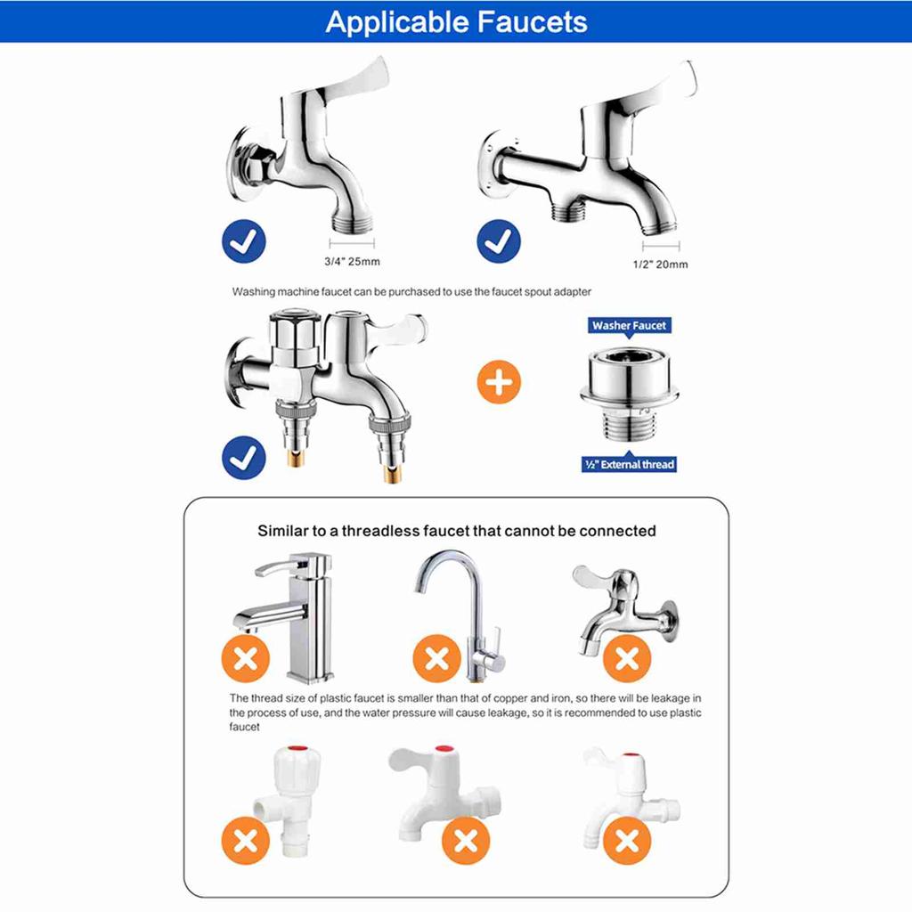 Watering Timer Large Screen Dual Outlet Dual Control Smart Garden Sprinkler Timer for Outdoor