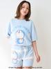 Gelato Pique Doraemon Jacquard Pullover Shorts Set Women's & (PWNT254005 BLU)