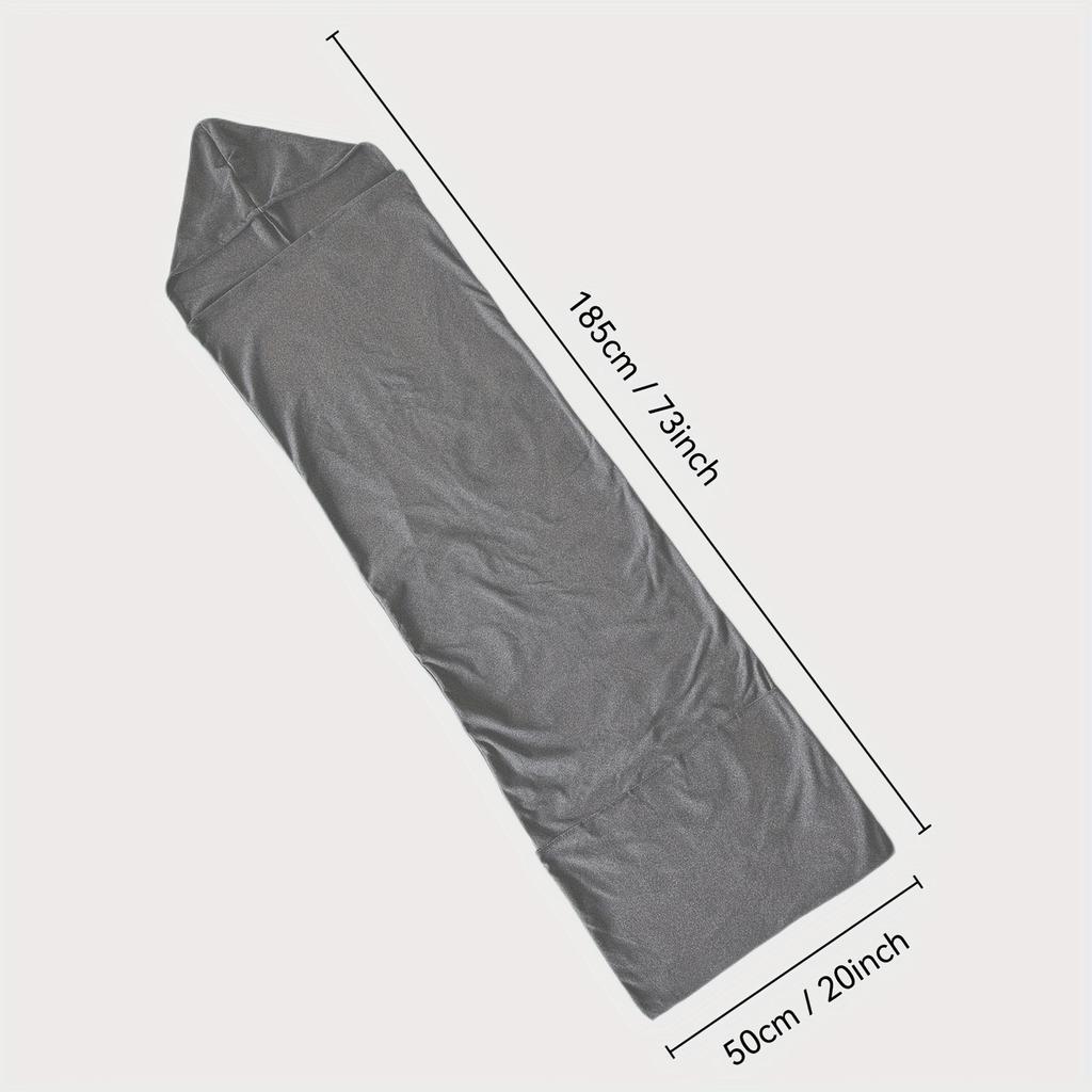 Pătură Pondere cu Capsulă de Somn cu Glugă - Lenjerie de Pat Termică, Pătură Confortabilă All-Season Lavabilă la Mașină pentru Adult, Somn Profund, Relaxare