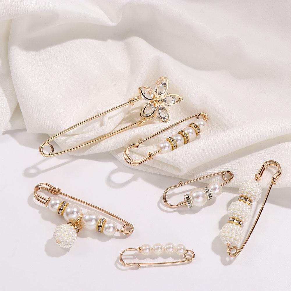 Pin Accessories Women Waistband Pin Clothing Brooches Set Dress Shawl Clips Waist Pin Brooch