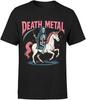 New Death Metal Dark Reaper and Cute Unicorn 3D Printed Men's and Women's T-shirT Shirt Street Retro Harajuku Short Sleeve Top