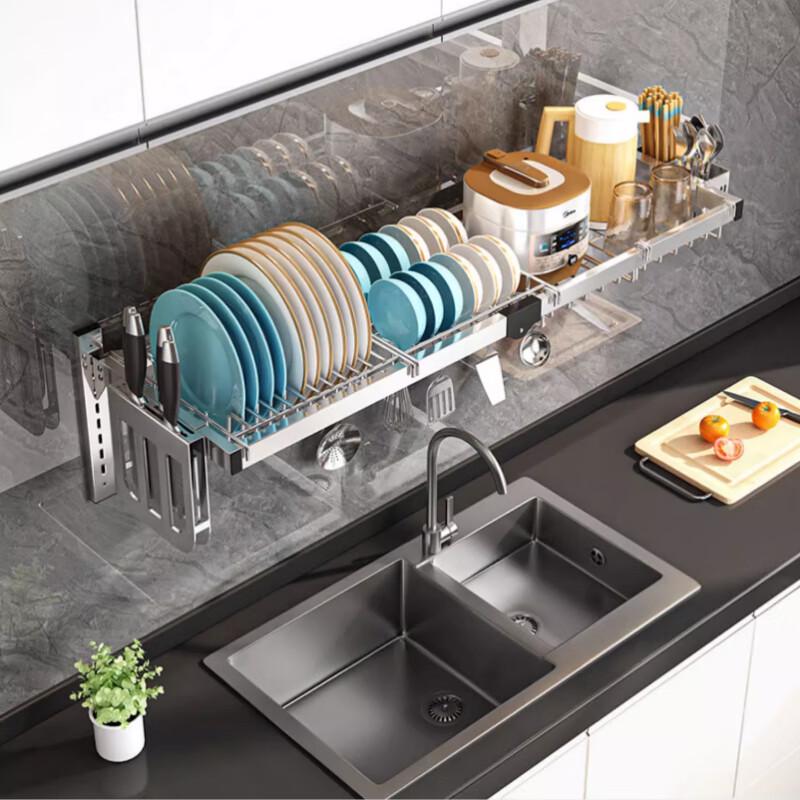 

Ret retractable Stainless Steel Kitchen Dish Drying Rack