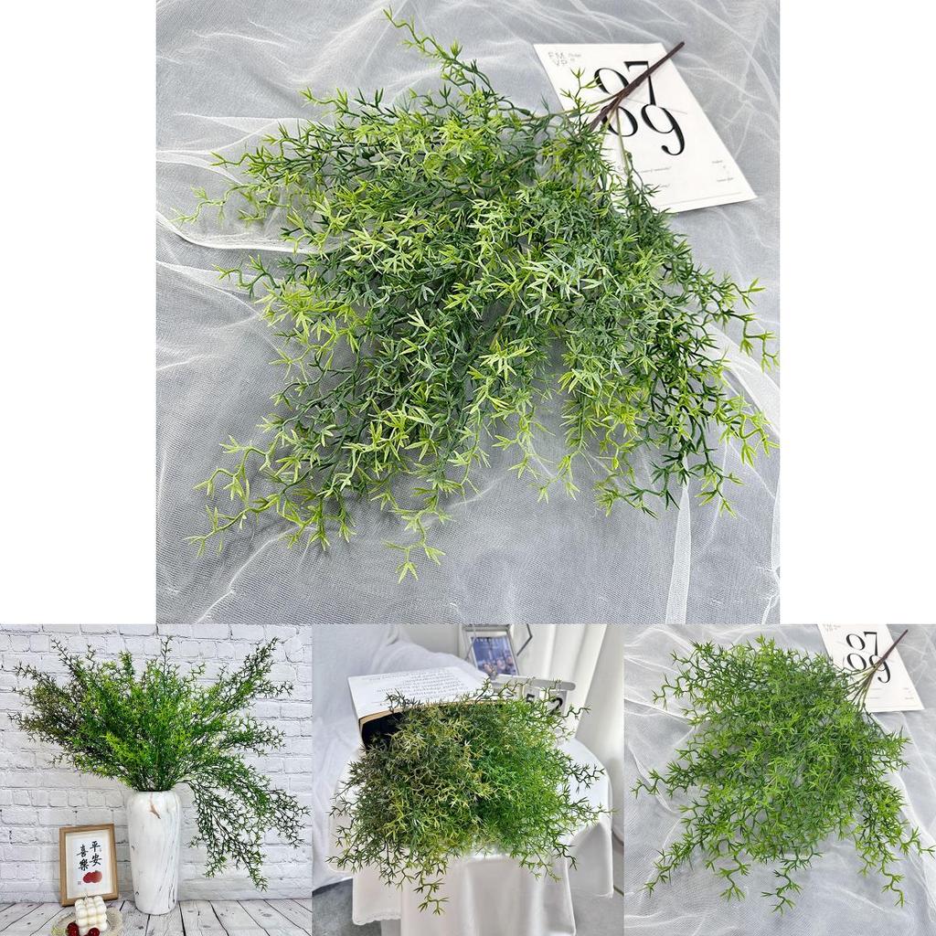 Plastic Greenery Indoor Decoration With Natural Appearance For Wedding Events