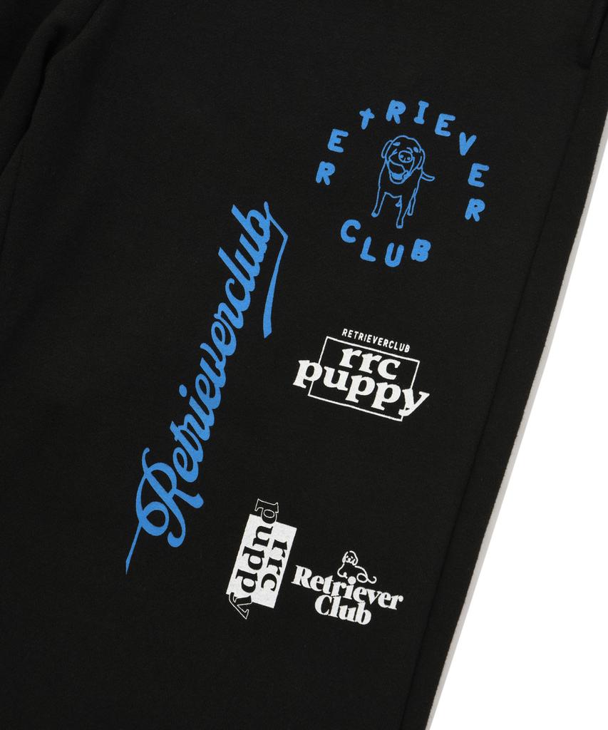 RETRIEVER CLUB Multi Logo Pants [Black]