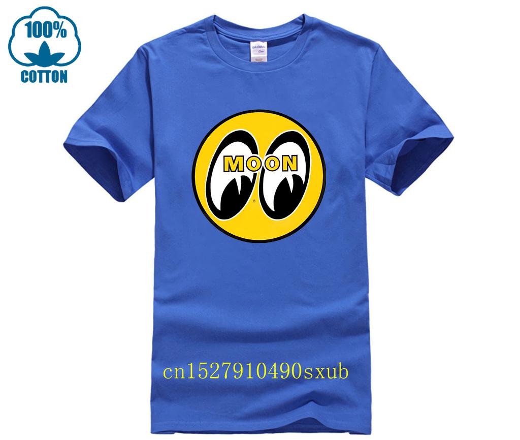 Moon Eyes Moon Equipped Classic Mens Tight Fitting Sports Tshirtgym Sportswearoversized T Shirt