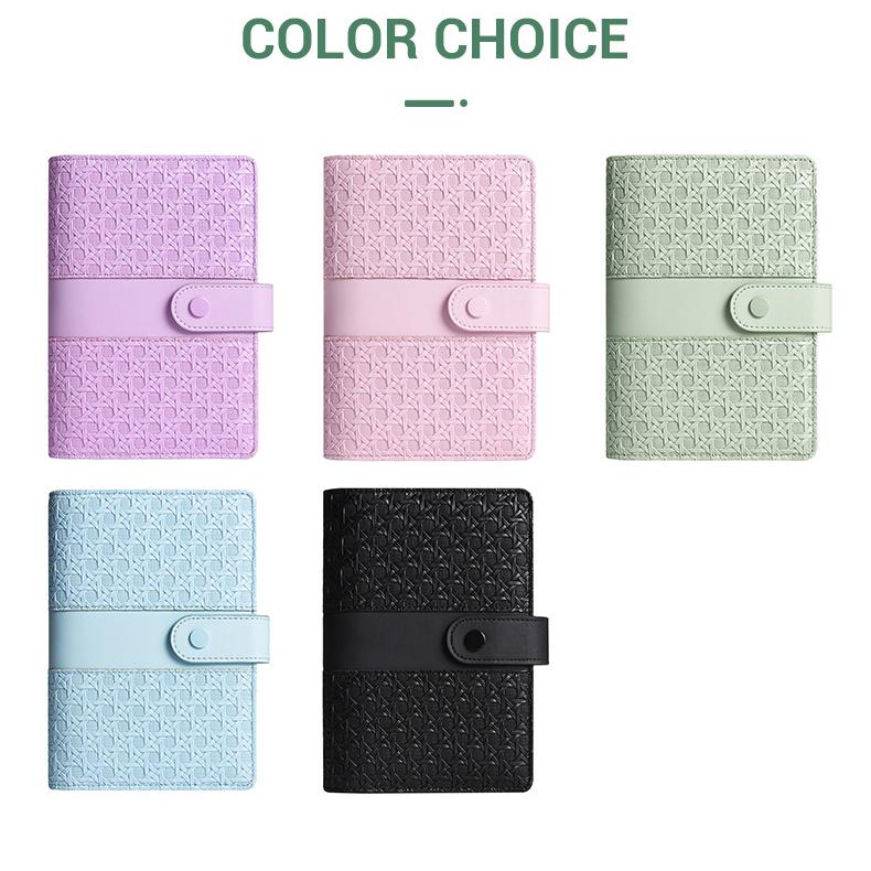Budget Binder Cash Envelopes A6 Money Saving Binder with Zipper envelopes,Macaron-themed Cash Budget Ledger and Financial Planning Gift Set