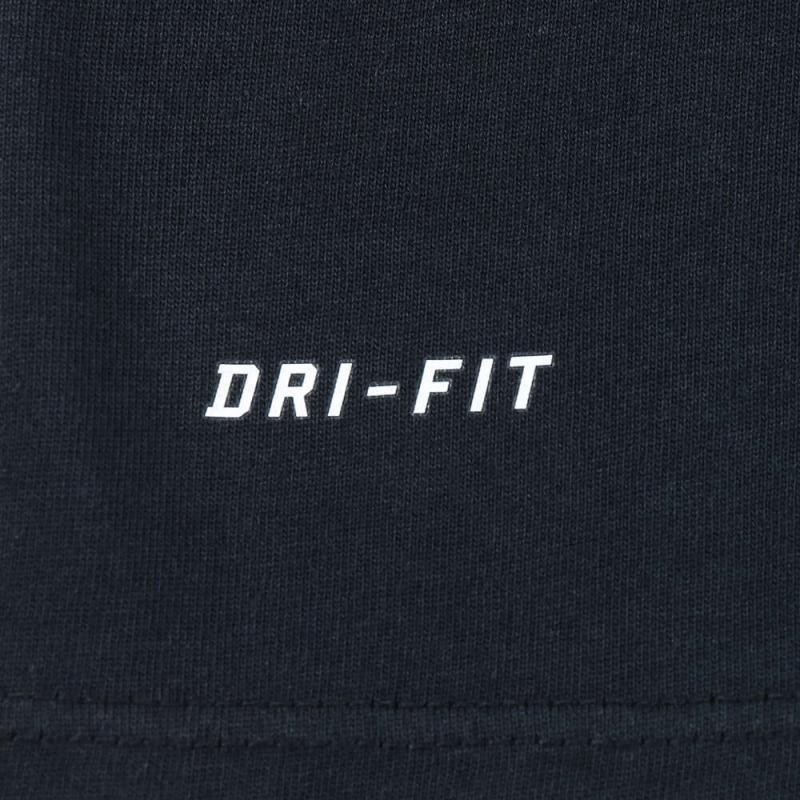 Nike Dri-Fit Sports Pullover Casual Short Sleeve Kids Tops Black 820564-010