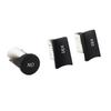 3Pcs Set Radio Volume Adjust Control Button Knob Replacement for C Class 2007 To 2009(Matte Black )
